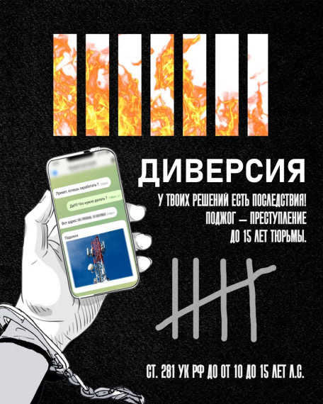 Поджог — это преступление против общества и против себя.